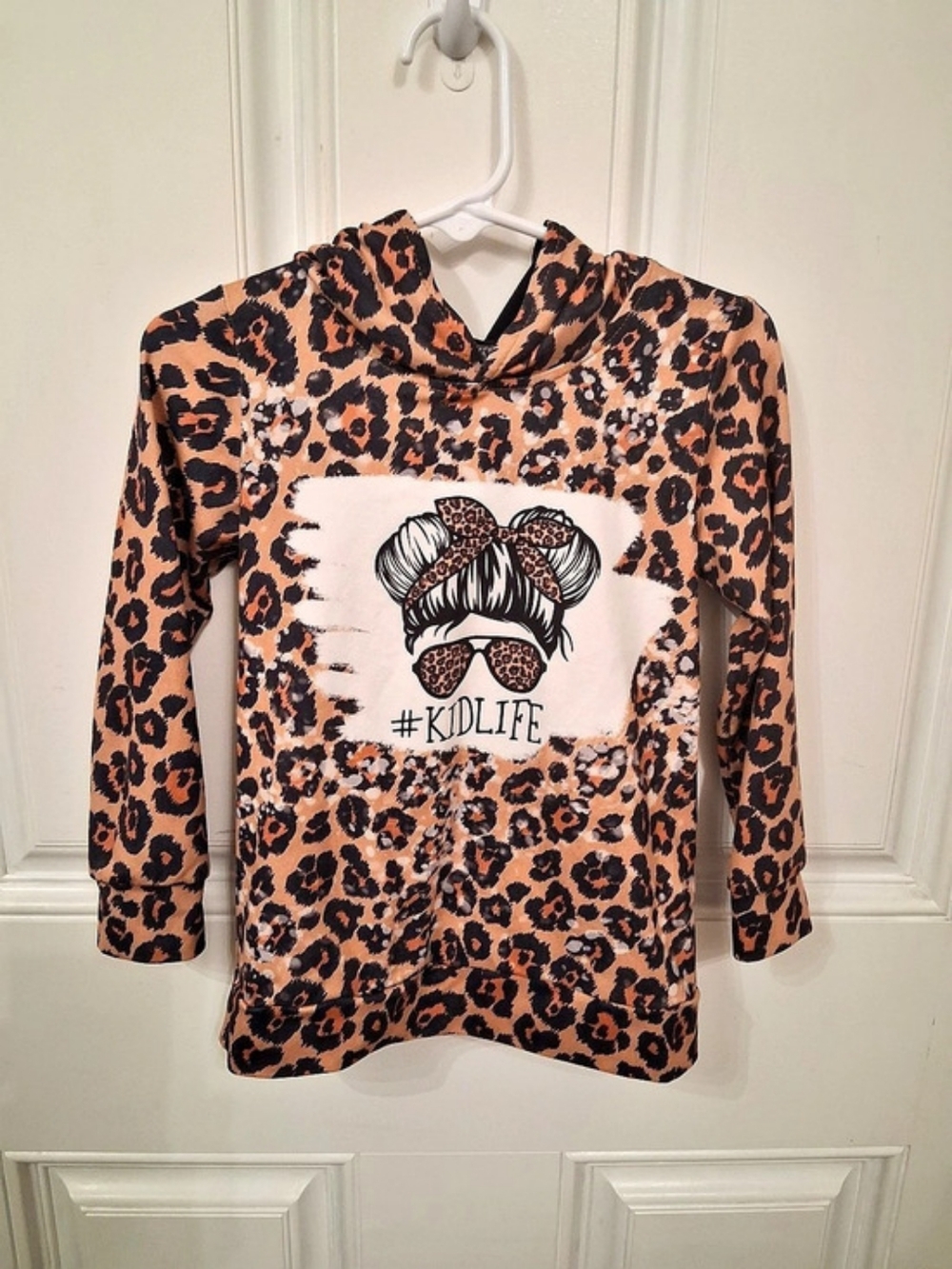 Girls Leopard Long Sleeve Top Size 2T